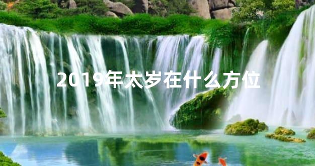 2019年太岁在什么方位