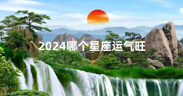 2024哪个星座运气旺